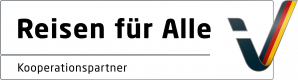Kooperationspartner-Logo „Reisen für Alle“